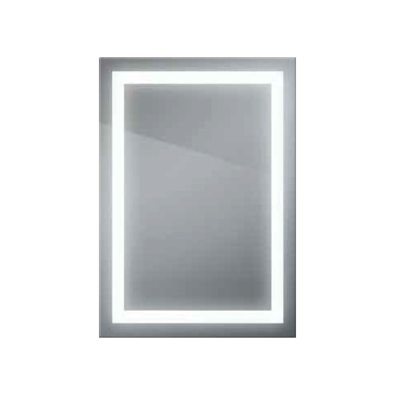 Espejo con Luz LED - Rectangular con Sistema Antiempañante y Bajo Consumo (Medidas de 60CM X 80CM)